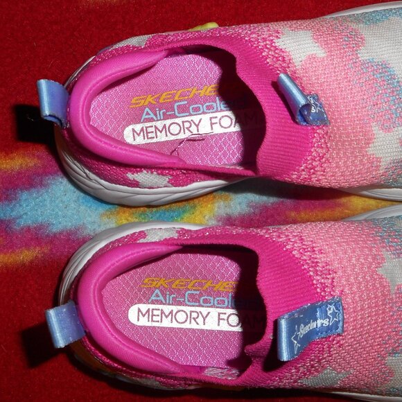 Skechers Unicorn Dreams Sherbert Stars Sneaker *Little Kids Size: 13.5 - Picture 7 of 10